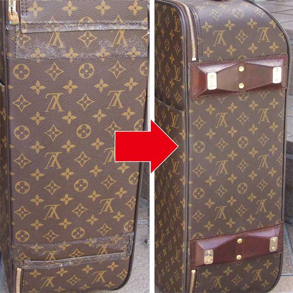 Louis Vuitton　ルイヴィトン　スーツケースの土台作り直し