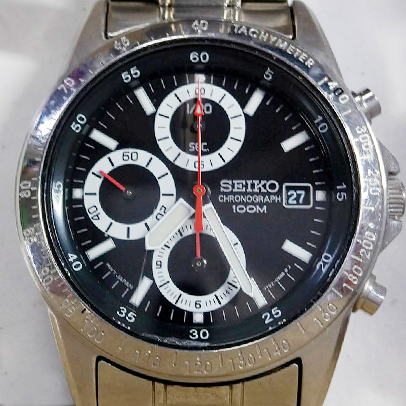 セイコー SEIKO　クロノグラフ　腕時計電池交換　1,500円～