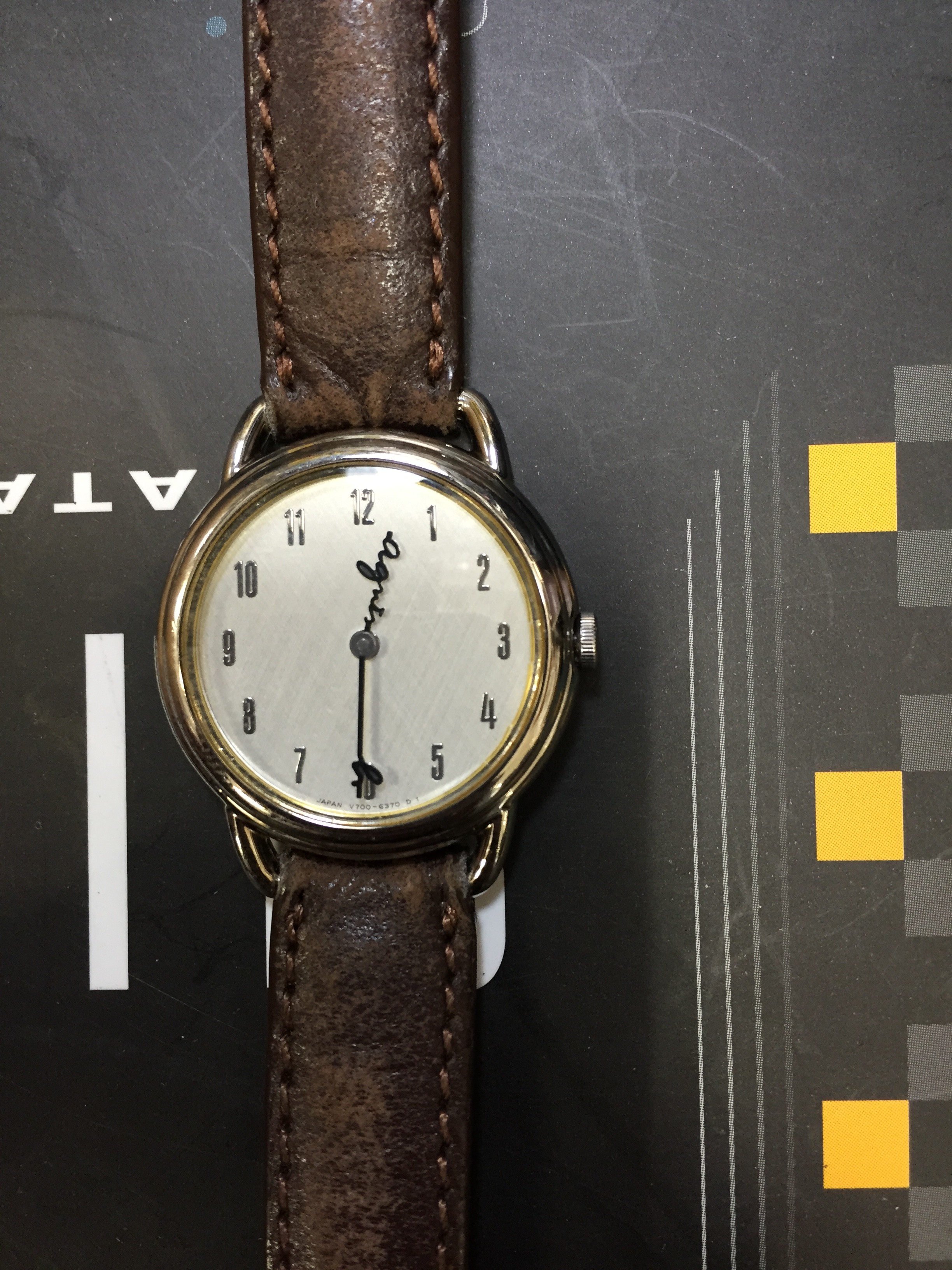アニエスべーの腕時計 電池交換は専門店が一番です。 | 時計修理・電池 