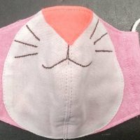 手作りマスク　子供　亀有