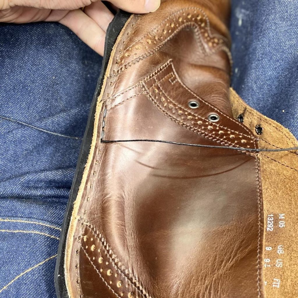 紳士靴オールソール修理