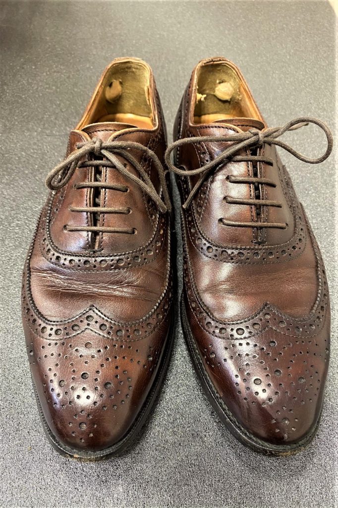 紳士靴　靴底修理