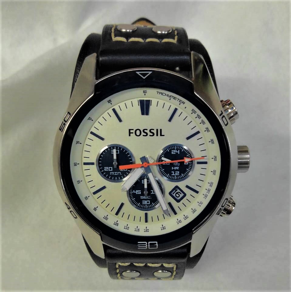 Fossil　フォッシル　クロノグラフ時計電池交換