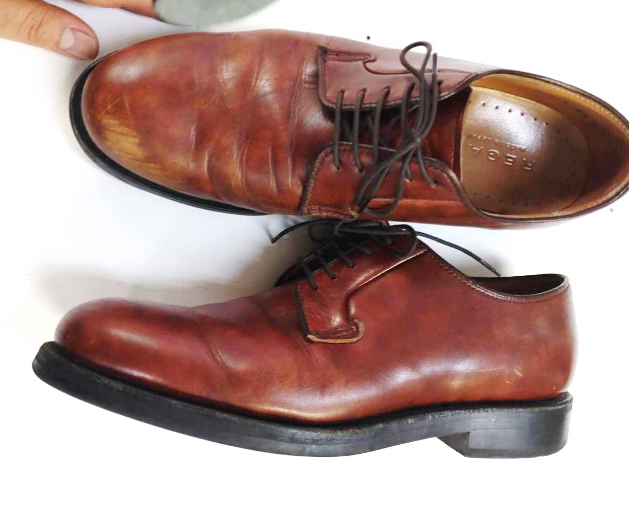 リーガル紳士靴染色