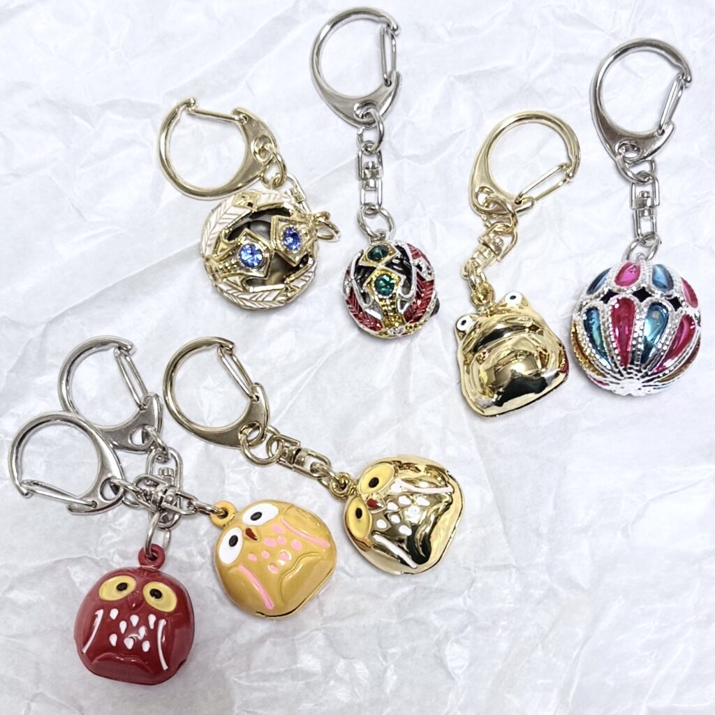 夢工房の鈴キーホルダー