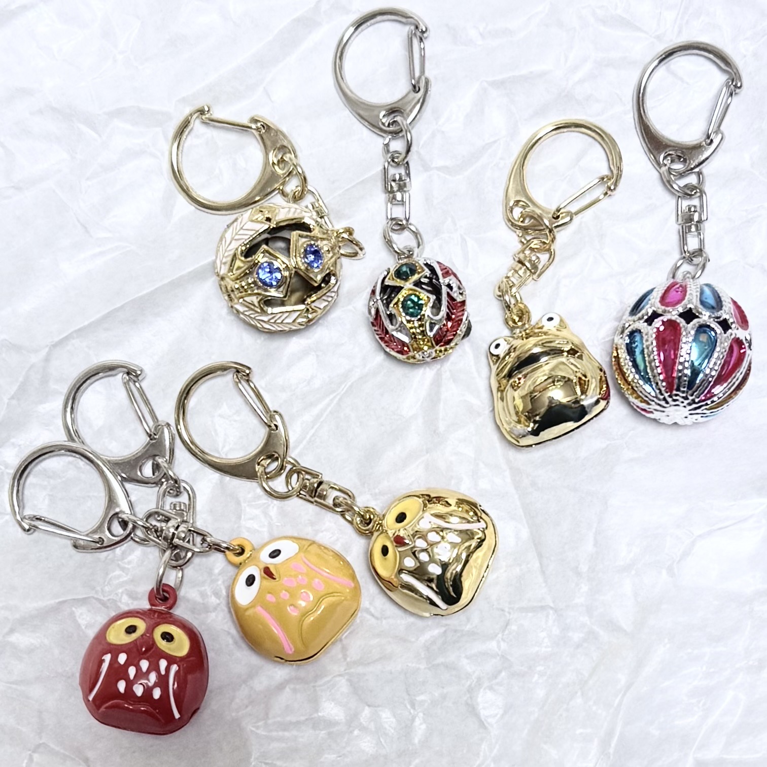 「鈴キーホルダー」カギに付けて紛失防止!