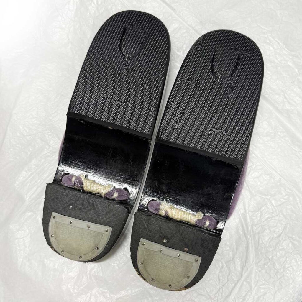 下駄のソール交換　修理後