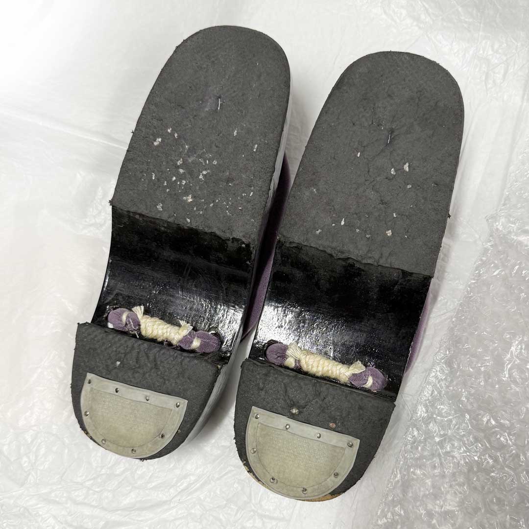 下駄のソール交換　修理前